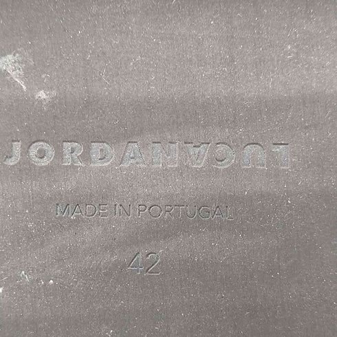ジョーダンルカ JORDANLUCA スクエアトゥ レースアップレザーブーツ メンズ EUR:42