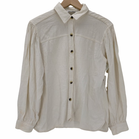 ザラ ZARA rustic shirt レディース import:XS