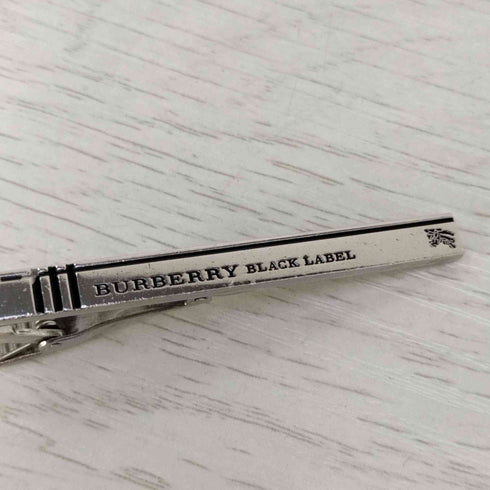 バーバリーブラックレーベル BURBERRY BLACK LABEL ロゴ刻印 ネクタイピン メンズ
