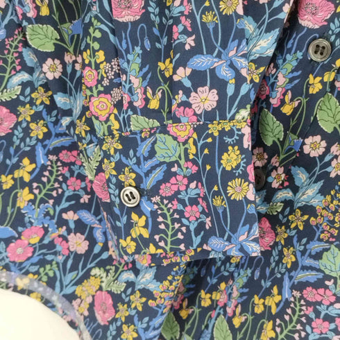 amherst パイピング衿ブラウス 別注カラー Flowers レディース JPN:M