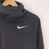 ナイキ NIKE DRI-FIT ロゴプリント ハイネックプルオーバーパーカー メンズ import:M