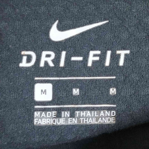 ナイキ NIKE DRI-FIT ロゴプリント ハイネックプルオーバーパーカー メンズ import:M