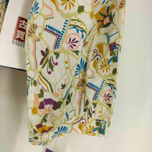 ジェイスローアン J.Sloane 花総柄ギャザー L/S ブラウス レディース JPN:M