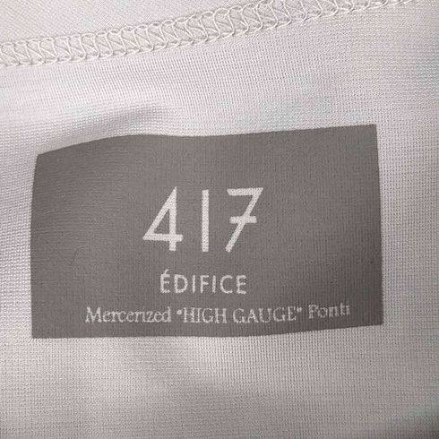 フォーワンセブンバイエディフィス 417 by EDIFICE L/S コットンポリエステルクルーネックカットソー メンズ JPN:S