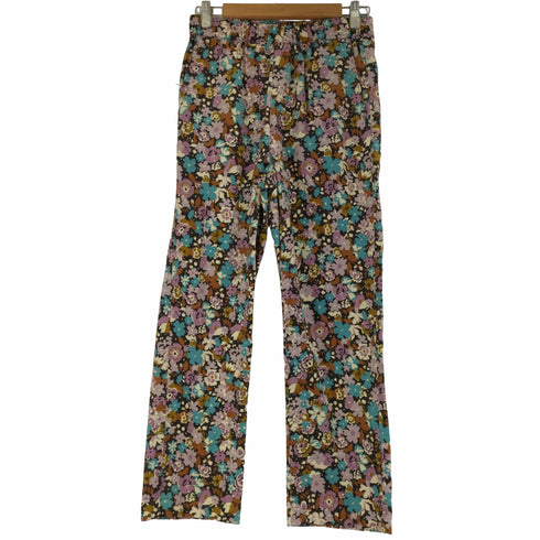 パークス PARKES 総花柄 コーデュロイパンツ レディース JPN:M