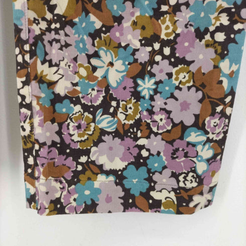 パークス PARKES 総花柄 コーデュロイパンツ レディース JPN:M