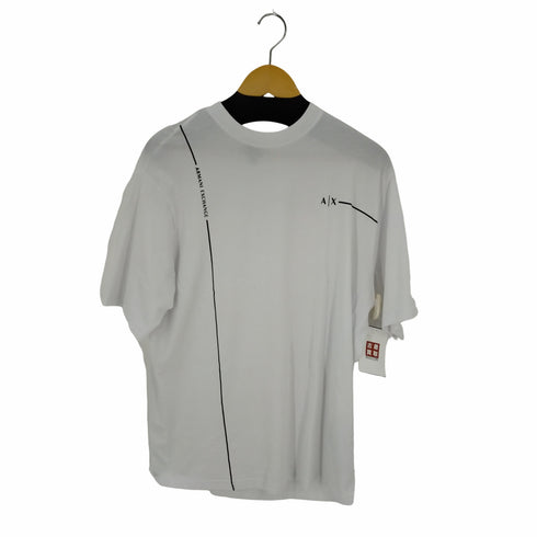 アルマーニエクスチェンジ ARMANI EXCHANGE ラインデザイン クルーネックプリントTEE メンズ import:S