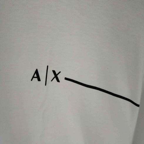 アルマーニエクスチェンジ ARMANI EXCHANGE ラインデザイン クルーネックプリントTEE メンズ import:S