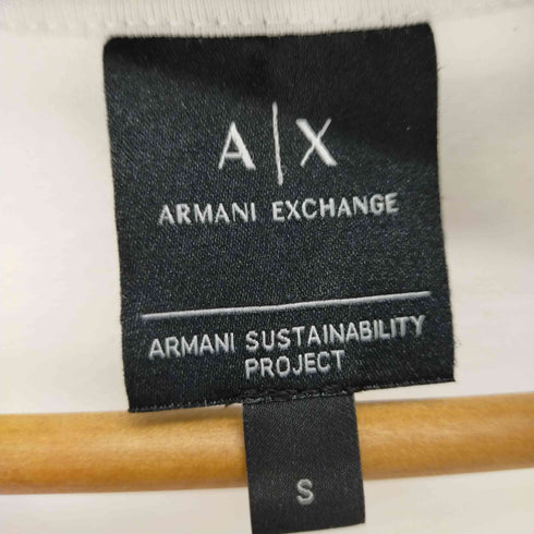 アルマーニエクスチェンジ ARMANI EXCHANGE ラインデザイン クルーネックプリントTEE メンズ import:S