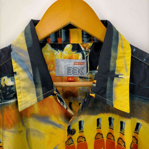 BLUE BECK S/S総柄シャツ ボックスシルエット メンズ JPN:L