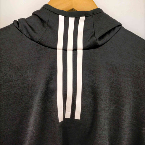 アディダス adidas クライマウォーム 3ストライプス プルオーバー フーディージャケット レディース L