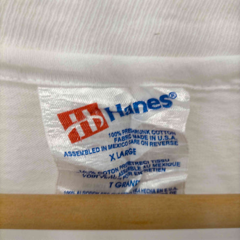 ヘインズ Hanes 90S USA製 プリントTシャツ コピーライト シングルステッチ メンズ import:XL