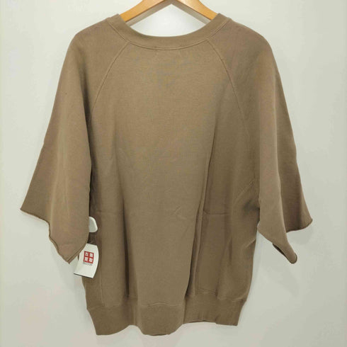 エイチビューティーアンドユースユナイテッドアローズ H BEAUTY & YOUTH UNITED ARROWS HEAVY SWEAT SHORT SLEEVE オーバーサイズカットオフショートスリーブスウェット メンズ JPN:M
