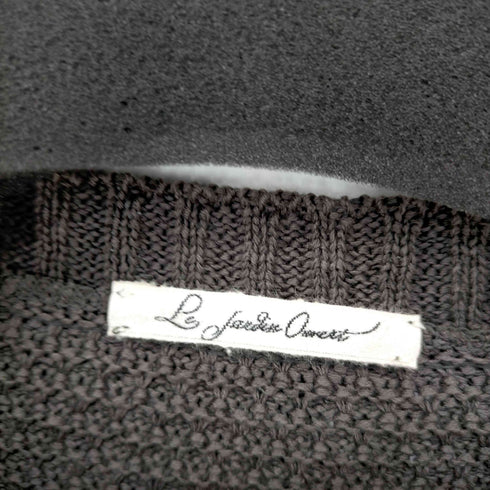 le jardin ouvert 編み込みコットンベスト レディース JPN:36
