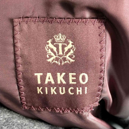 タケオキクチ TAKEO KIKUCHI カシミヤ混ウールテーラードジャケット メンズ JPN:2
