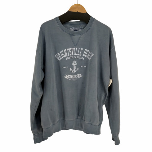 ウィングス WINGS 製品染め WRIGHTSVILLE BEACH 前V クルーネックスウェット メンズ import:L