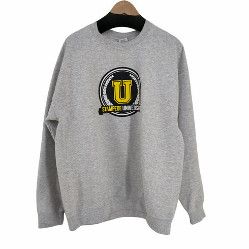 ギルダン GILDAN STAMPEDE UNIVERSITY クルーネックスウェット メンズ import:L