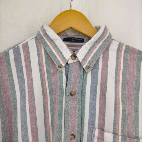 DEEP COUNTRY ストライプ BDシャツ メンズ import:L