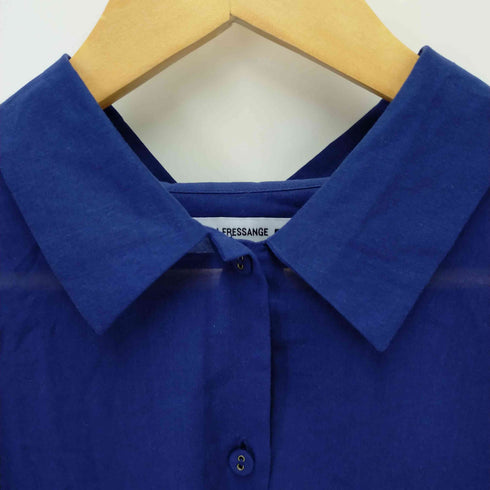 ユニクロイネスドラフレサンジュ UNIQLO INES DE LA FRESSANGE コットンシアーシャツ レディース JPN:XL