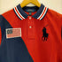 ポロラルフローレン POLO RALPH LAUREN カンボジア製 アメリカ国旗 ポロシャツ メンズ JPN:L
