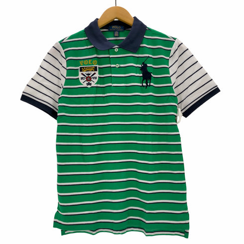 ポロラルフローレン POLO RALPH LAUREN グアテマラ製 刺繍ポロシャツ メンズ import:L