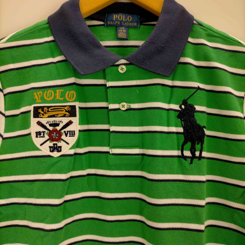 ポロラルフローレン POLO RALPH LAUREN グアテマラ製 刺繍ポロシャツ メンズ import:L