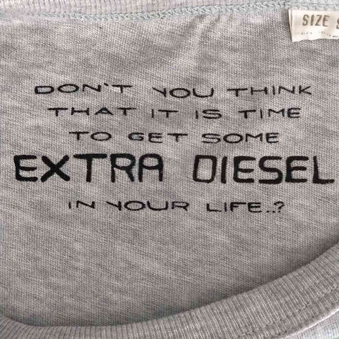 ディーゼル DIESEL フロッキープリントTシャツ メンズ import:S