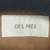 デプレ DES PRES ノーカラー ラムレザージャケット レディース