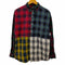 エクストララージ X-LARGE L/S チェック柄パッチワークシャツ メンズ JPN:M