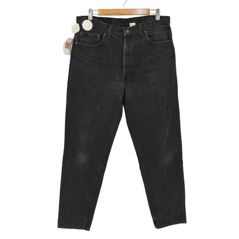 リーバイス Levis USA製 ボタン裏553刻印 550 後染め ブラックテーパードデニム メンズ 38inch