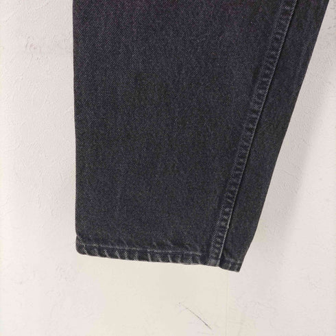 リーバイス Levis USA製 ボタン裏553刻印 550 後染め ブラックテーパードデニム メンズ 38inch