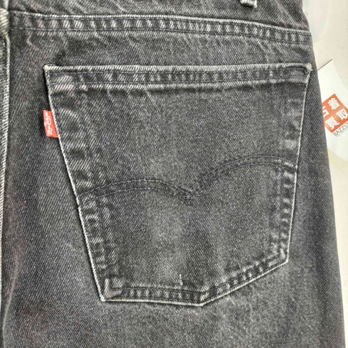 リーバイス Levis USA製 ボタン裏553刻印 550 後染め ブラックテーパードデニム メンズ 38inch