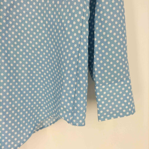 シアーズ Sears KINGS ROAD 水玉 ドット ポリエステルシャツ メンズ import:M