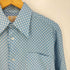 シアーズ Sears KINGS ROAD 水玉 ドット ポリエステルシャツ メンズ import:M