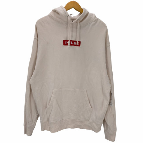 ミルクフェド MILKFED. ロゴ刺繍プルオーバーパーカー レディース JPN:XL