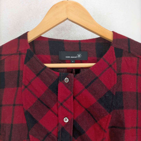 イザベルマラン ISABEL MARANT ウールチェックブラウス レディース JPN:1
