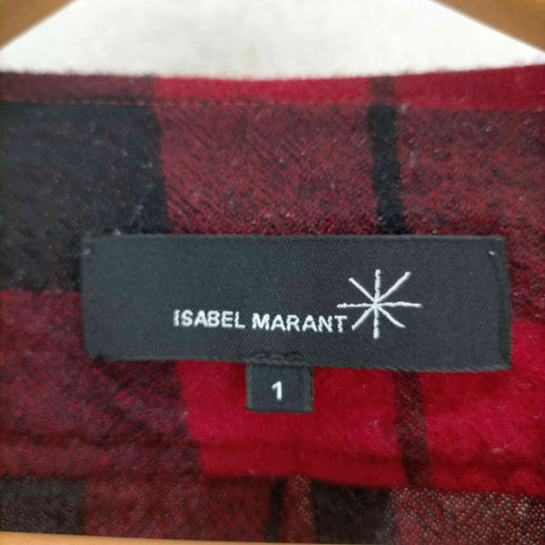 イザベルマラン ISABEL MARANT ウールチェックブラウス レディース JPN:1