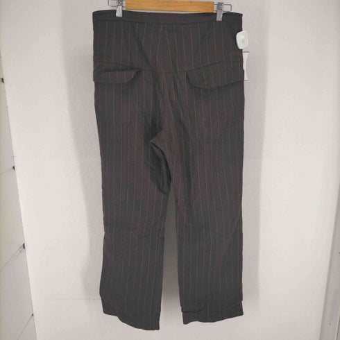 ノンネイティブ nonnative 00s 裏地メッシュ ストライプウールパンツ メンズ JPN:L