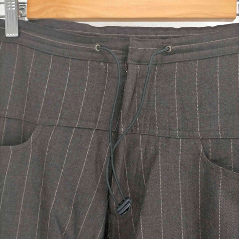 ノンネイティブ nonnative 00s 裏地メッシュ ストライプウールパンツ メンズ JPN:L