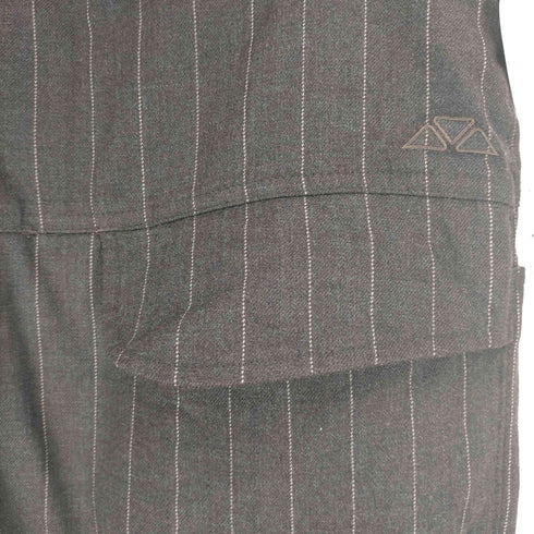 ノンネイティブ nonnative 00s 裏地メッシュ ストライプウールパンツ メンズ JPN:L