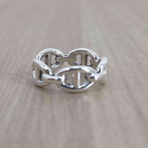 XOLO JEWELRY Anchor Chain Ring メンズ