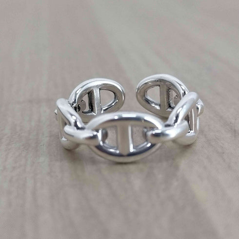 XOLO JEWELRY Anchor Chain Ring メンズ