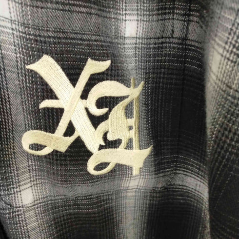 エクストララージ XLARGE OLD ENGLISH L/S FLANNEL SHIRT メンズ JPN:L