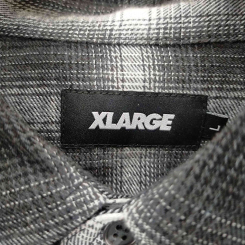 エクストララージ XLARGE OLD ENGLISH L/S FLANNEL SHIRT メンズ JPN:L