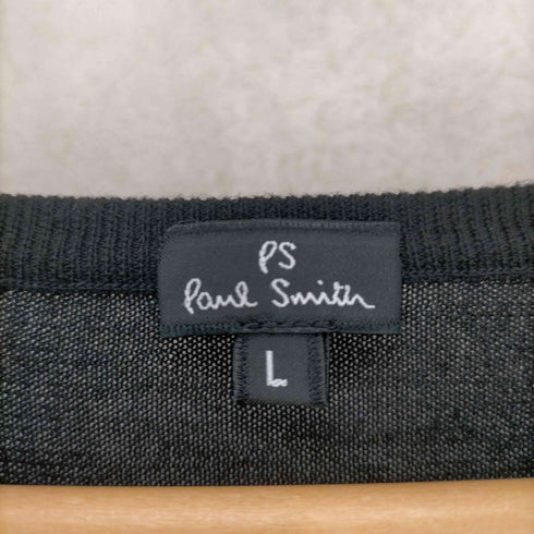 ピーエスポールスミス PS Paul Smith 00S ステッチデザインコットンニット メンズ import:L