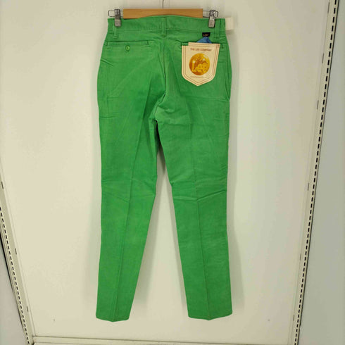 リー Lee 70-80S TONI JEANS コーデュロイ カラー パンツ ロケットTALON グリーン DEADSTOCK レディース 29x33