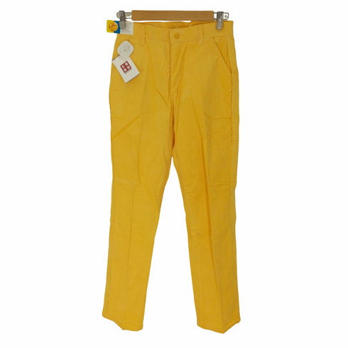 リー Lee 70-80S 816 コーデュロイ カラー パンツ ロケットTALON イエロー DEADSTOCK レディース 29x33