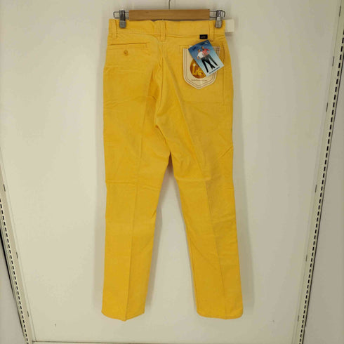 リー Lee 70-80S 816 コーデュロイ カラー パンツ ロケットTALON イエロー DEADSTOCK レディース 29x33