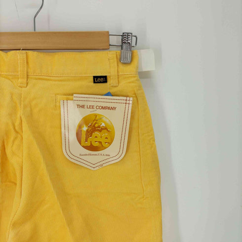リー Lee 70-80S 816 コーデュロイ カラー パンツ ロケットTALON イエロー DEADSTOCK レディース 29x33