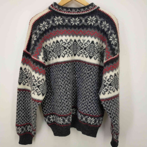 ノードストリック nordstrikk 80-90S ノルウェー製 ノルディックプルオーバーニット メンズ